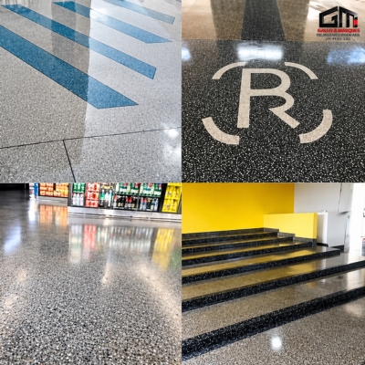 piso em granilite